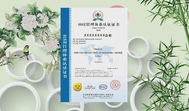 IM电竞 电子竞技平台健康、安全与环境管理体系认证办理条件(图2)